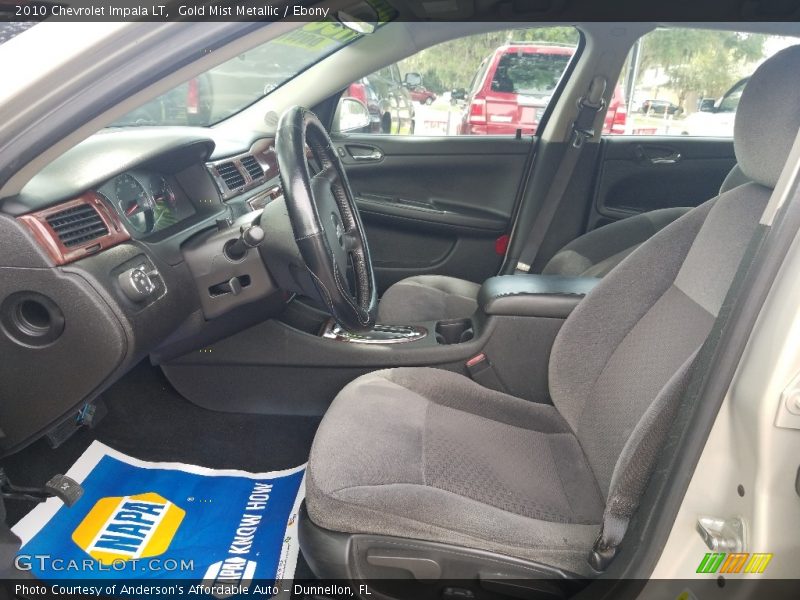 Gold Mist Metallic / Ebony 2010 Chevrolet Impala LT