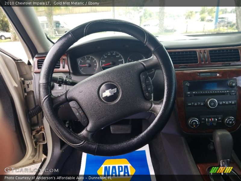 Gold Mist Metallic / Ebony 2010 Chevrolet Impala LT