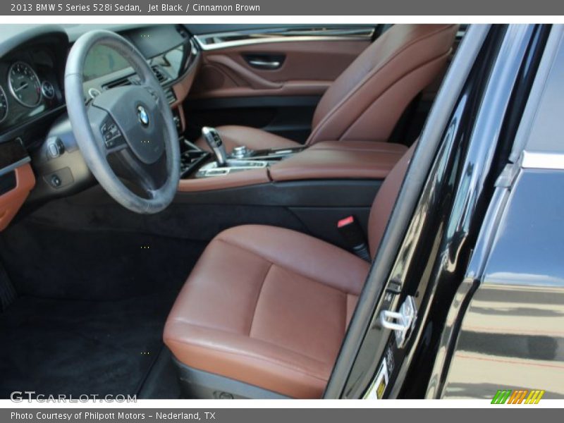 Jet Black / Cinnamon Brown 2013 BMW 5 Series 528i Sedan