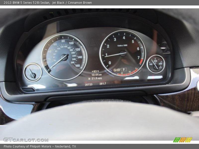 Jet Black / Cinnamon Brown 2013 BMW 5 Series 528i Sedan