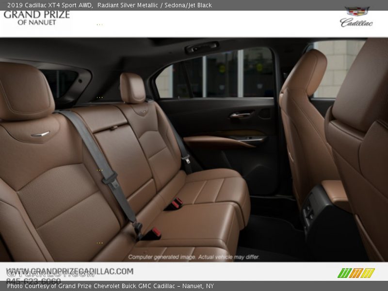 Radiant Silver Metallic / Sedona/Jet Black 2019 Cadillac XT4 Sport AWD