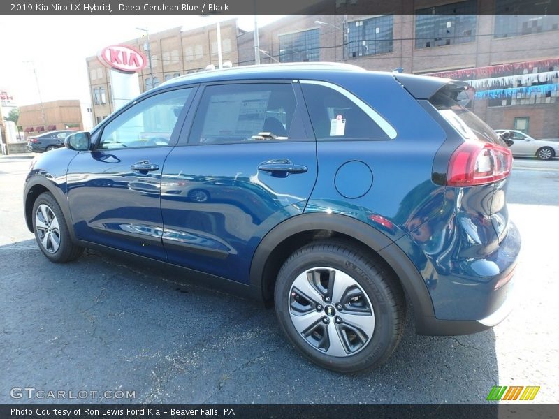 Deep Cerulean Blue / Black 2019 Kia Niro LX Hybrid