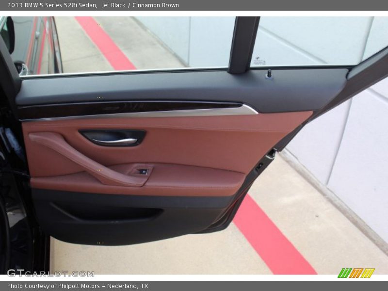 Jet Black / Cinnamon Brown 2013 BMW 5 Series 528i Sedan