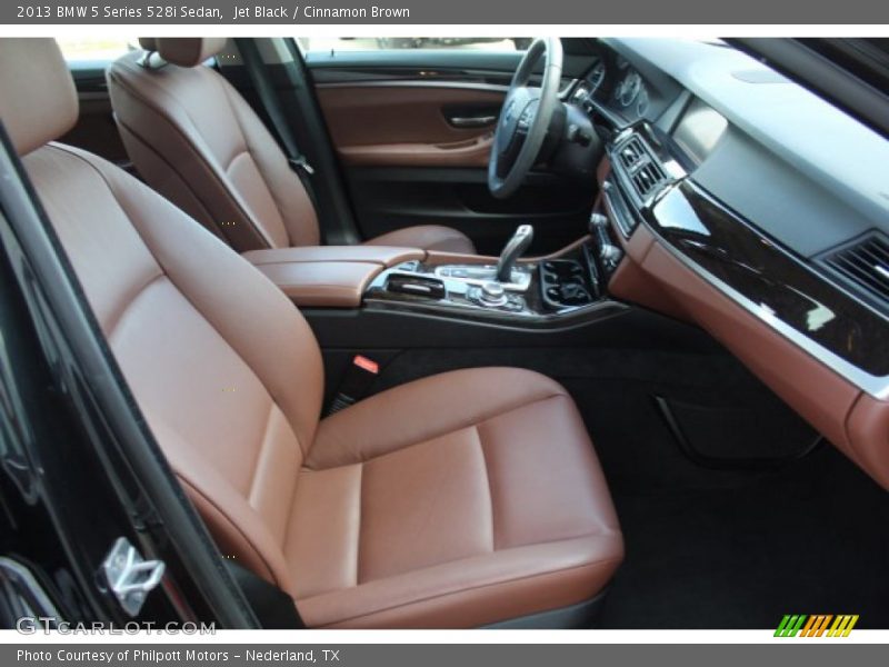 Jet Black / Cinnamon Brown 2013 BMW 5 Series 528i Sedan