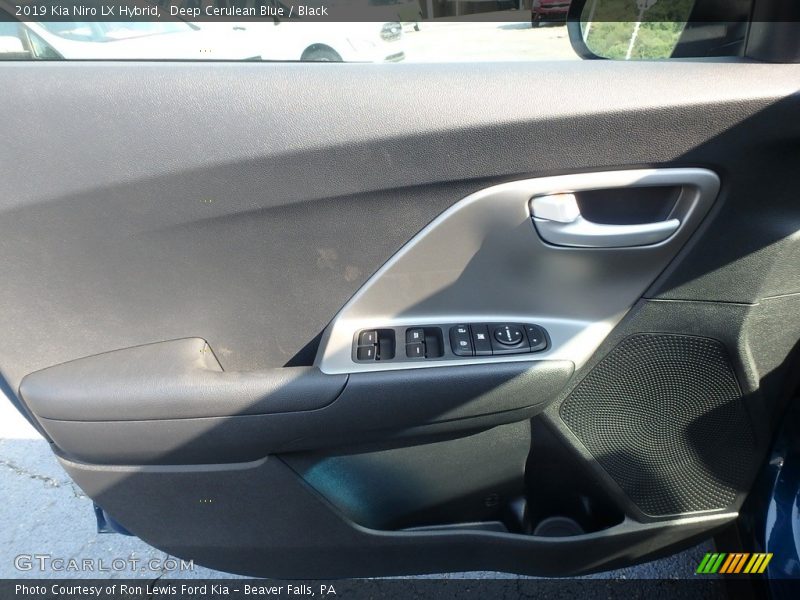 Deep Cerulean Blue / Black 2019 Kia Niro LX Hybrid