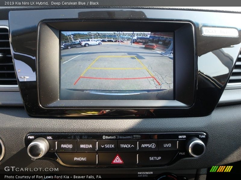 Deep Cerulean Blue / Black 2019 Kia Niro LX Hybrid