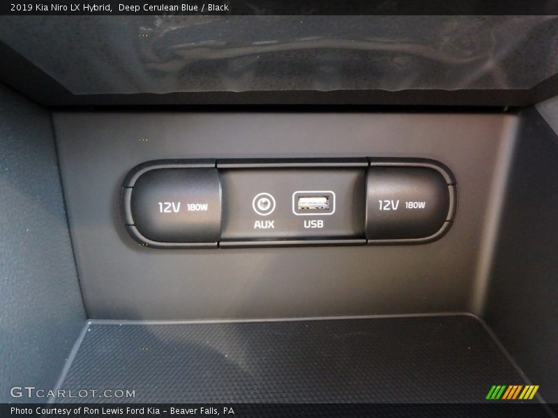 Deep Cerulean Blue / Black 2019 Kia Niro LX Hybrid