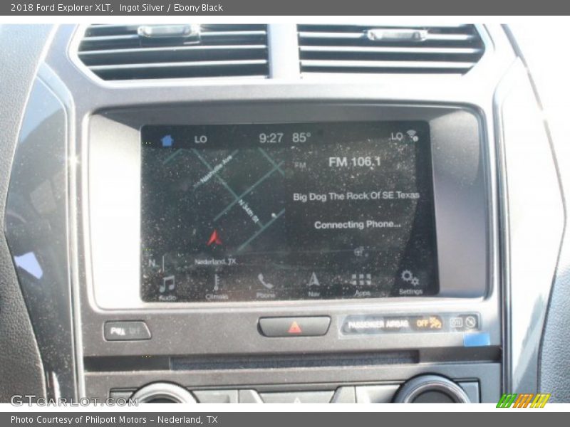 Ingot Silver / Ebony Black 2018 Ford Explorer XLT