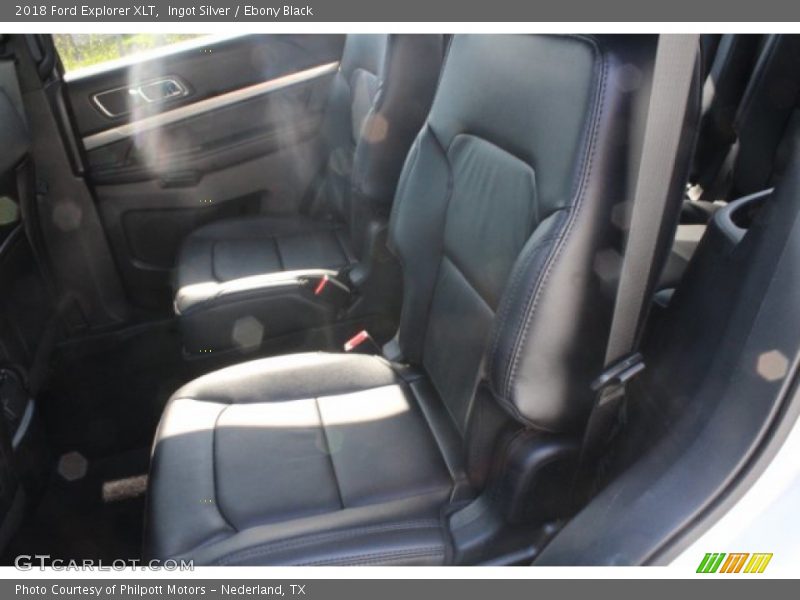 Ingot Silver / Ebony Black 2018 Ford Explorer XLT