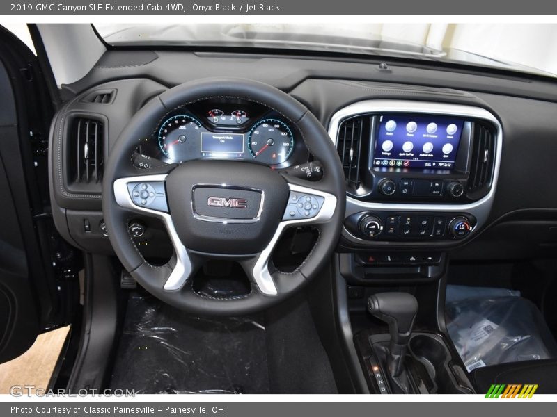 Onyx Black / Jet Black 2019 GMC Canyon SLE Extended Cab 4WD