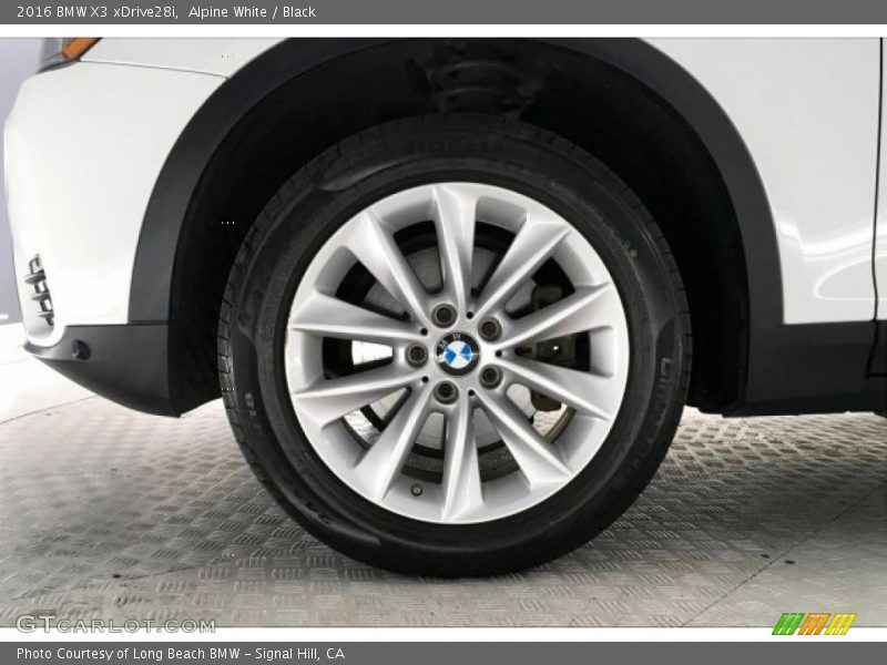 Alpine White / Black 2016 BMW X3 xDrive28i