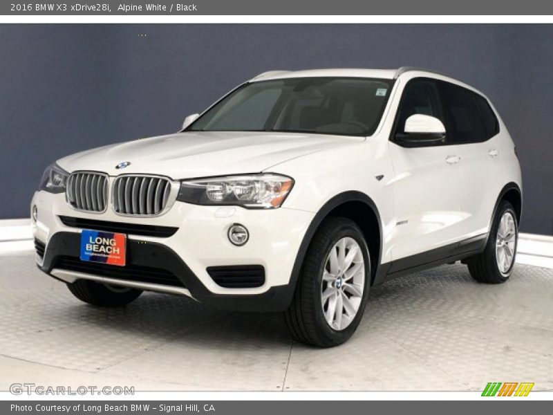 Alpine White / Black 2016 BMW X3 xDrive28i