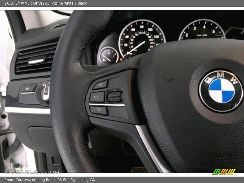 Alpine White / Black 2016 BMW X3 xDrive28i