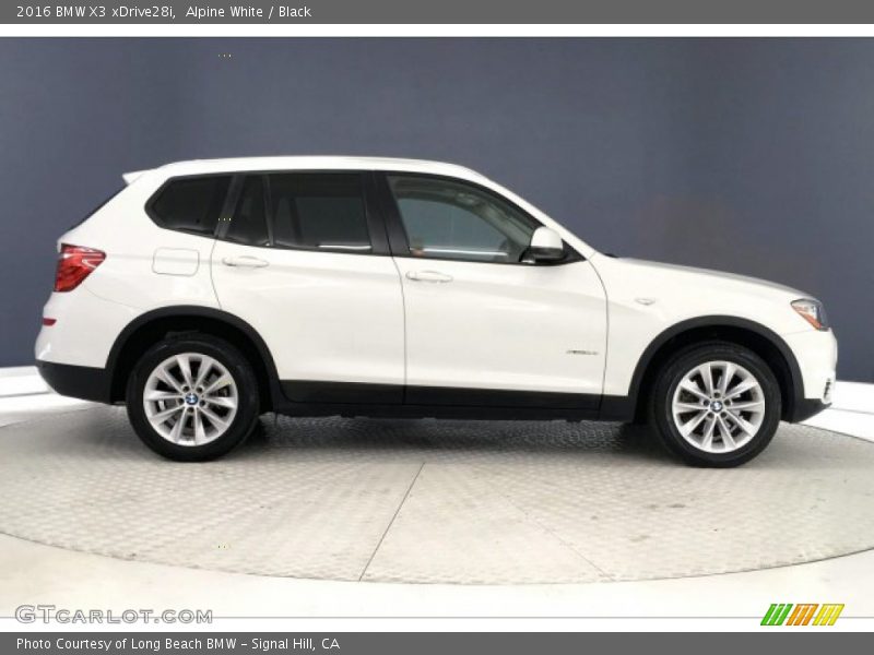 Alpine White / Black 2016 BMW X3 xDrive28i