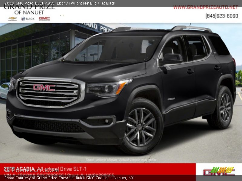 Ebony Twilight Metallic / Jet Black 2019 GMC Acadia SLT AWD