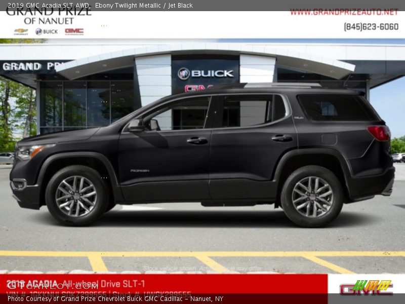 Ebony Twilight Metallic / Jet Black 2019 GMC Acadia SLT AWD
