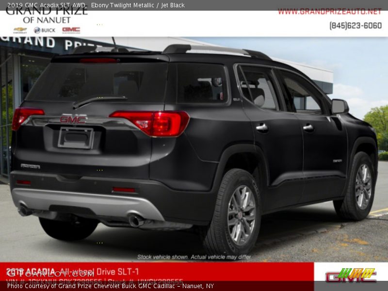 Ebony Twilight Metallic / Jet Black 2019 GMC Acadia SLT AWD
