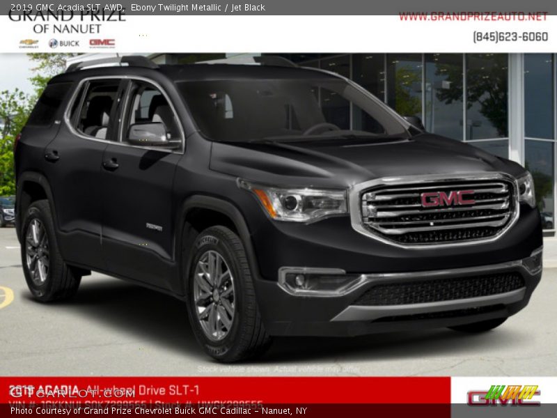 Ebony Twilight Metallic / Jet Black 2019 GMC Acadia SLT AWD