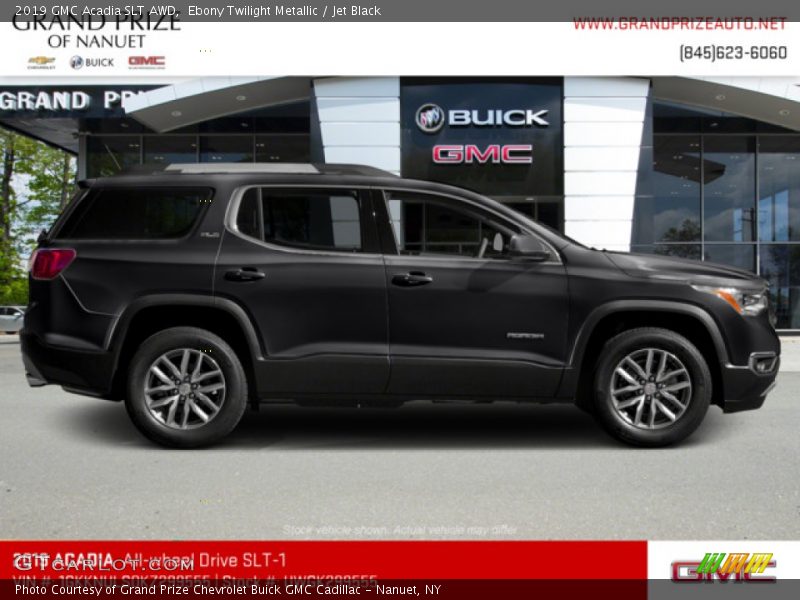 Ebony Twilight Metallic / Jet Black 2019 GMC Acadia SLT AWD