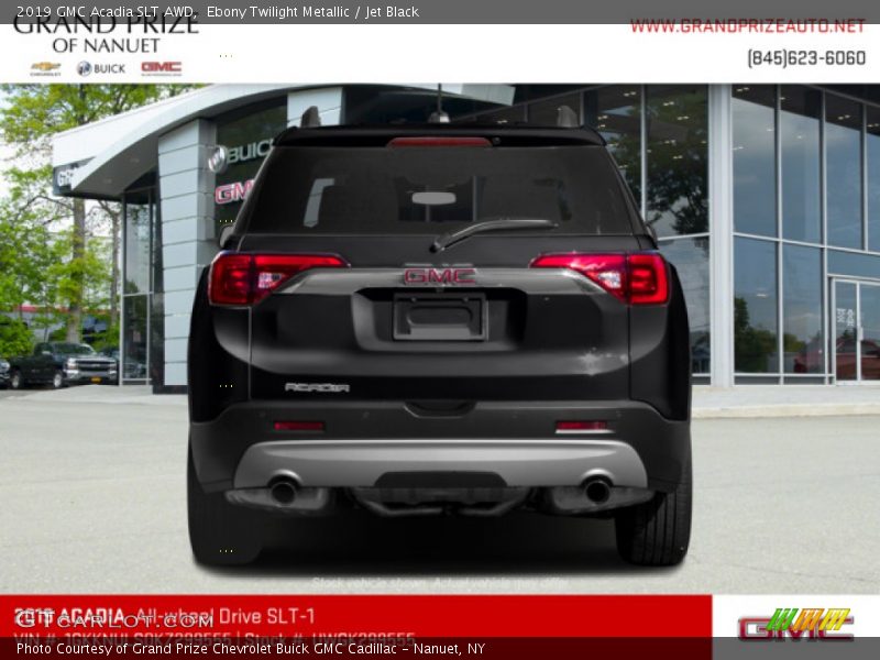 Ebony Twilight Metallic / Jet Black 2019 GMC Acadia SLT AWD
