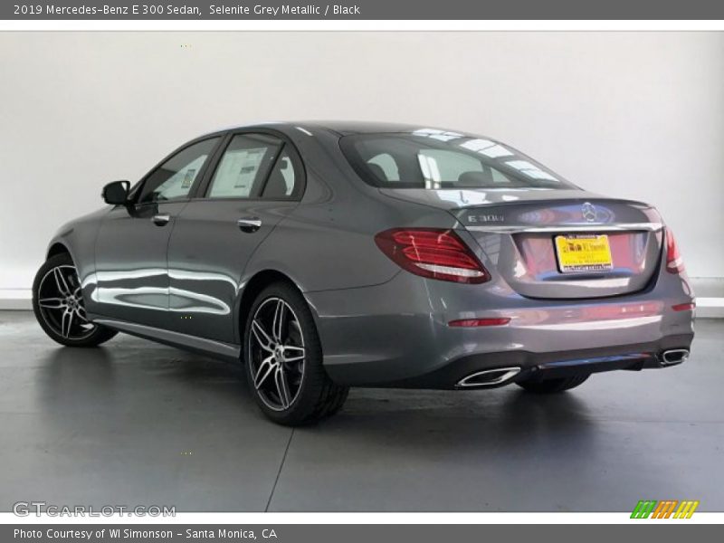 Selenite Grey Metallic / Black 2019 Mercedes-Benz E 300 Sedan