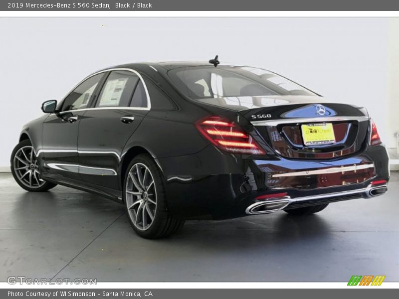 Black / Black 2019 Mercedes-Benz S 560 Sedan