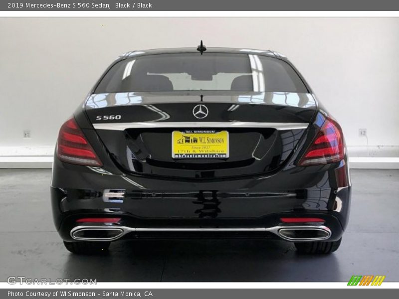 Black / Black 2019 Mercedes-Benz S 560 Sedan