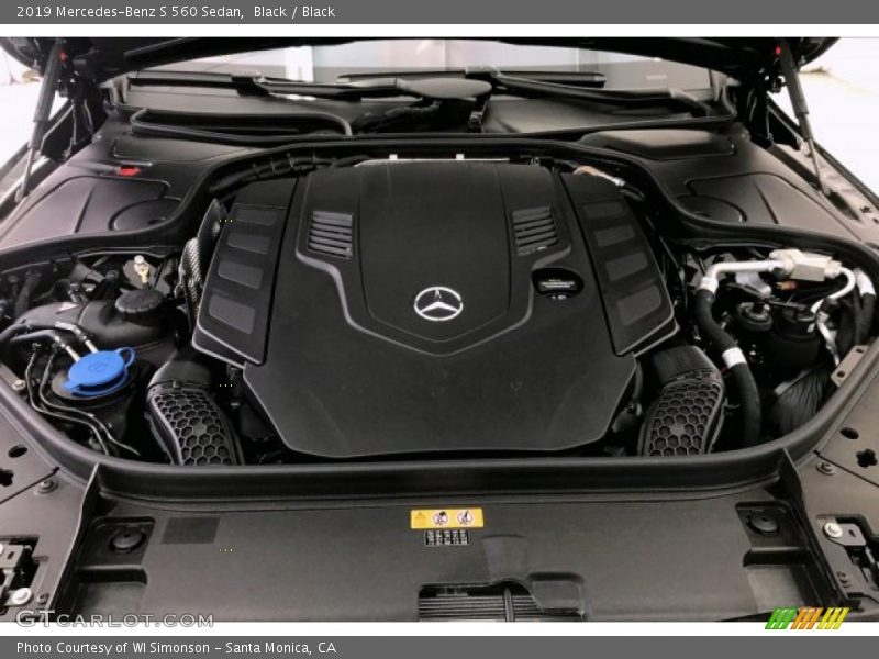 Black / Black 2019 Mercedes-Benz S 560 Sedan