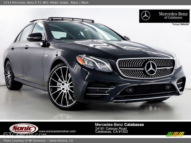 Black / Black 2019 Mercedes-Benz E 53 AMG 4Matic Sedan