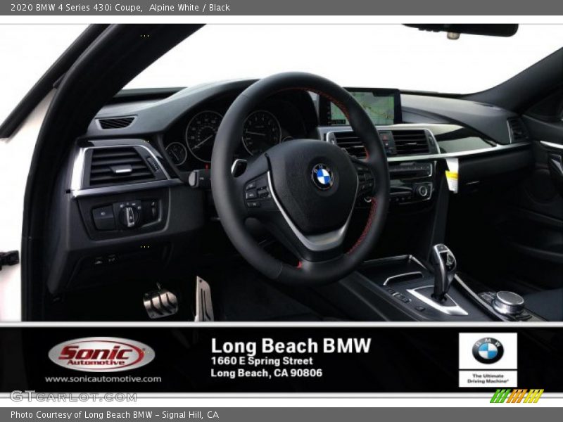 Alpine White / Black 2020 BMW 4 Series 430i Coupe