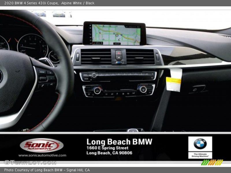 Alpine White / Black 2020 BMW 4 Series 430i Coupe