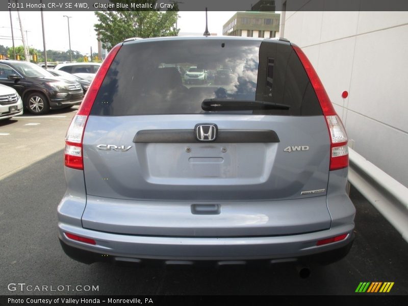 Glacier Blue Metallic / Gray 2011 Honda CR-V SE 4WD