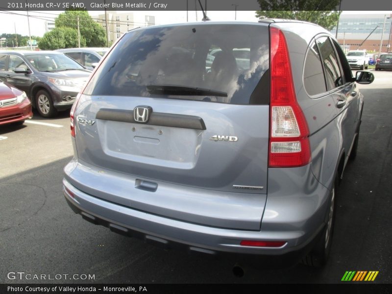 Glacier Blue Metallic / Gray 2011 Honda CR-V SE 4WD