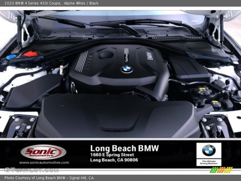 Alpine White / Black 2020 BMW 4 Series 430i Coupe