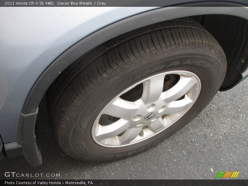 Glacier Blue Metallic / Gray 2011 Honda CR-V SE 4WD