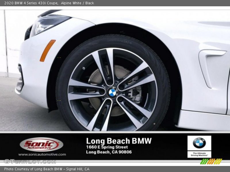 Alpine White / Black 2020 BMW 4 Series 430i Coupe