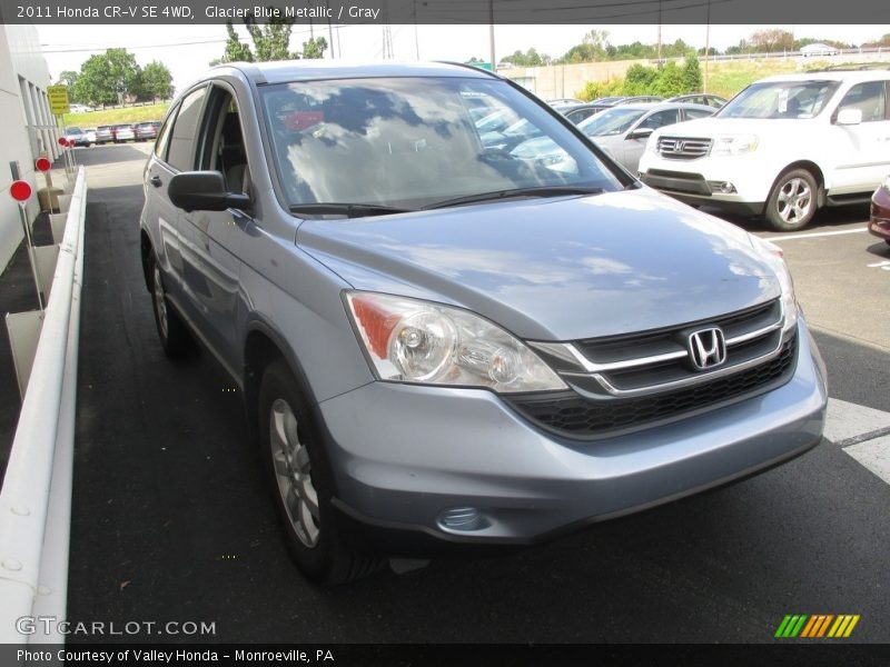 Glacier Blue Metallic / Gray 2011 Honda CR-V SE 4WD