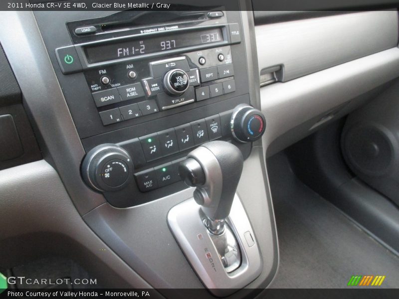 Glacier Blue Metallic / Gray 2011 Honda CR-V SE 4WD