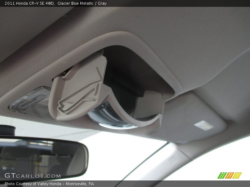 Glacier Blue Metallic / Gray 2011 Honda CR-V SE 4WD