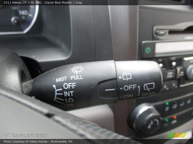 Glacier Blue Metallic / Gray 2011 Honda CR-V SE 4WD
