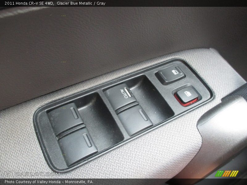 Glacier Blue Metallic / Gray 2011 Honda CR-V SE 4WD