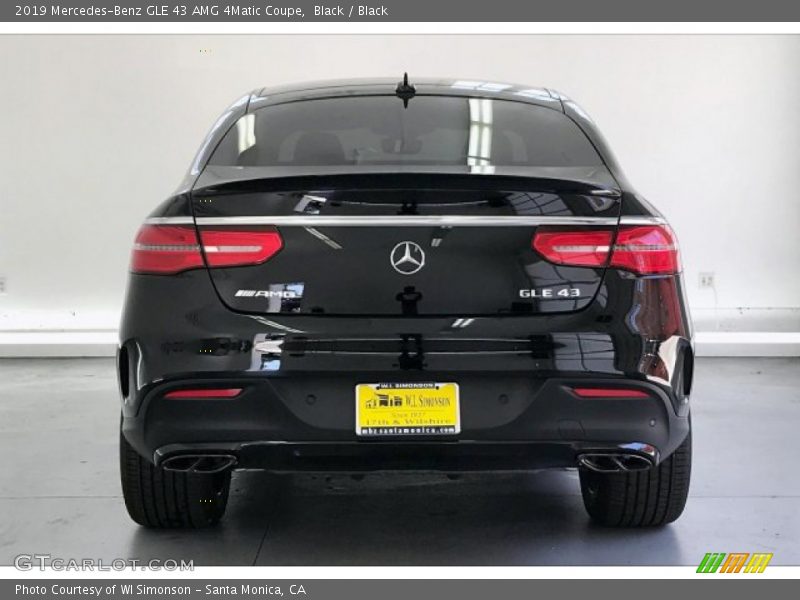 Black / Black 2019 Mercedes-Benz GLE 43 AMG 4Matic Coupe