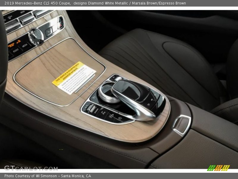 designo Diamond White Metallic / Marsala Brown/Espresso Brown 2019 Mercedes-Benz CLS 450 Coupe