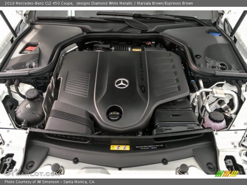 designo Diamond White Metallic / Marsala Brown/Espresso Brown 2019 Mercedes-Benz CLS 450 Coupe