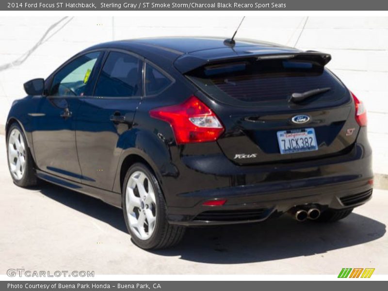 Sterling Gray / ST Smoke Storm/Charcoal Black Recaro Sport Seats 2014 Ford Focus ST Hatchback