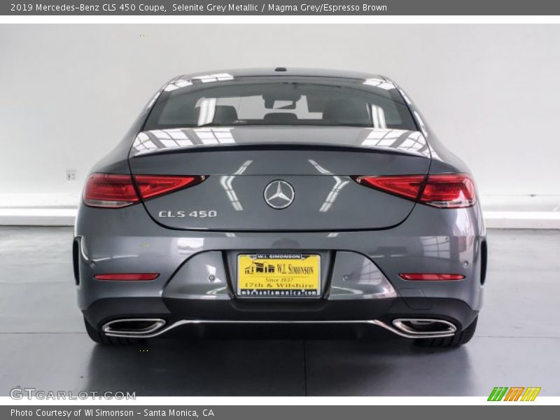 Selenite Grey Metallic / Magma Grey/Espresso Brown 2019 Mercedes-Benz CLS 450 Coupe