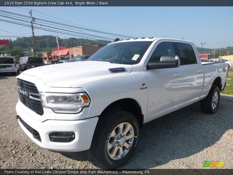 Bright White / Black 2019 Ram 2500 Bighorn Crew Cab 4x4