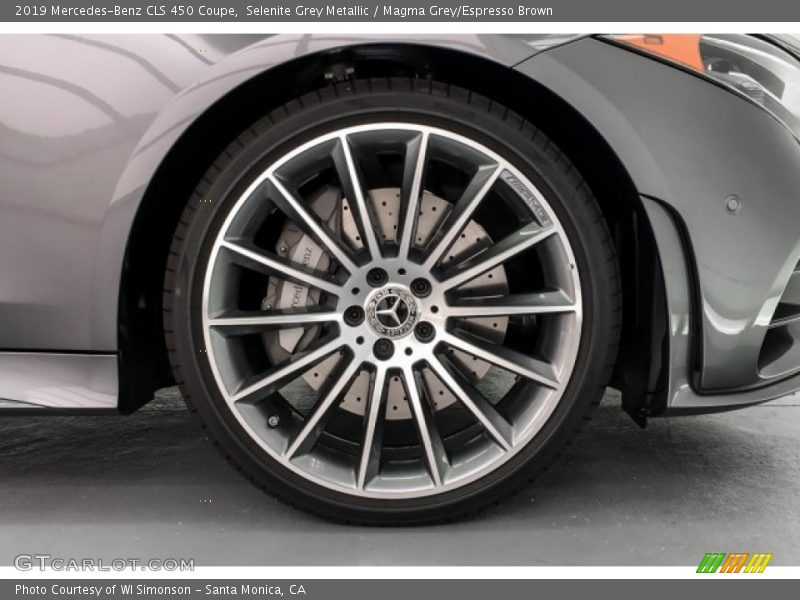 Selenite Grey Metallic / Magma Grey/Espresso Brown 2019 Mercedes-Benz CLS 450 Coupe