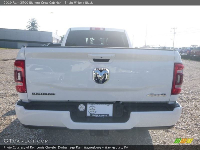 Bright White / Black 2019 Ram 2500 Bighorn Crew Cab 4x4