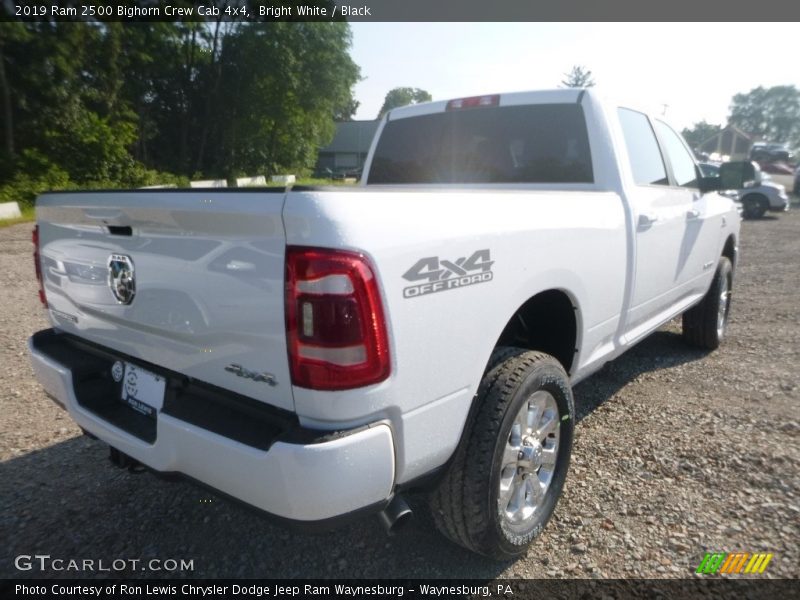 Bright White / Black 2019 Ram 2500 Bighorn Crew Cab 4x4